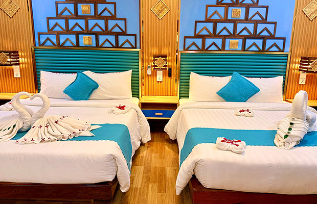Deluxe Twin Room with Balcony View